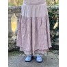 skirt BRUNA Pink embroidered cotton Les Ours - 8