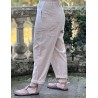 pantalon GASTON coton Rayé rose Les Ours - 3