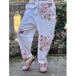 pantalon GASTON popeline de coton Imprimé fleurs Les Ours - 1