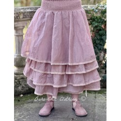 jupe / jupon MADELEINE organza Vieux rose