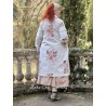 long jacket ANA Flower print cotton poplin Les Ours - 12