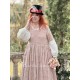 robe EMONA coton brodé Rose Les Ours - 4