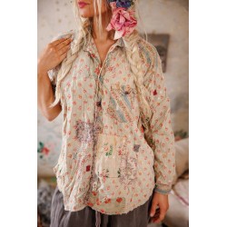 chemise Kelly Western in Mon Cheri Magnolia Pearl - 1