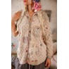 chemise Kelly Western in Mon Cheri Magnolia Pearl - 16