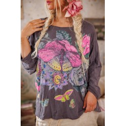 T-shirt Flor De La Pasion Viggo in Ozzy Magnolia Pearl - 1