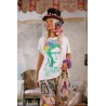 T-shirt Frida Amarillito Pajarito in True Magnolia Pearl - 14