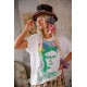 T-shirt Frida Amarillito Pajarito in True Magnolia Pearl - 13