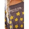 T-shirt Star Applique Viggo in Bravo Magnolia Pearl - 24