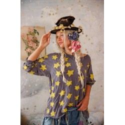 T-shirt Star Applique Viggo in Bravo Magnolia Pearl - 1