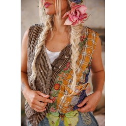 vest Andriy in Madras Yellow Magnolia Pearl - 1