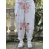 pants GASTON Flower print cotton poplin Les Ours - 7