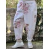 pants GASTON Flower print cotton poplin Les Ours - 8