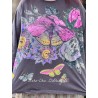 T-shirt Flor De La Pasion Viggo in Ozzy Magnolia Pearl - 22