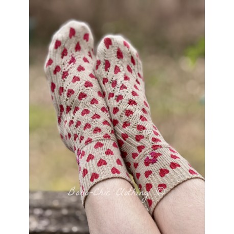 chaussettes Lil Dipper in Dear One Magnolia Pearl - 1