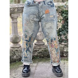 jean's Eden Miner in Washed Indigo Magnolia Pearl - 1