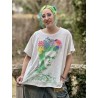 T-shirt Frida Amarillito Pajarito in True Magnolia Pearl - 5