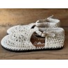 sandals ARIEL Ecru crochet