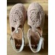 sandals ARIEL Pink crochet Les Ours - 1