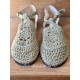 sandals ARIEL Olive crochet Les Ours - 3