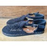 sandals ARIEL Black crochet Les Ours - 1