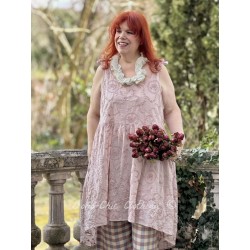 tunic 33393 FREJA Pale mauve embroidered voile