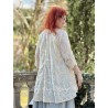 blouse 44131 JUTTA Cream embroidered cotton voile Ewa i Walla - 4