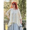 blouse 44131 JUTTA Cream embroidered cotton voile Ewa i Walla - 1