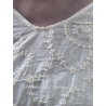 blouse 44131 JUTTA Cream embroidered cotton voile Ewa i Walla - 14