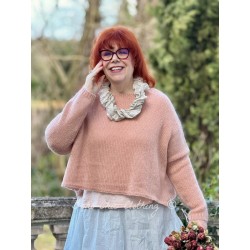 pull PILOU maille laine Rose