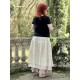 skirt BRUNA Ecru embroidered cotton Les Ours - 9