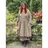 robe 55813 HILDE coton Marron à imprimé fleurs Taille XL Ewa i Walla - 5