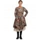 dress 55722 Flower cotton brown Size XL Ewa i Walla - 22