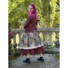 skirt 22121 Flower cotton brown Ewa i Walla - 8