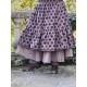 skirt 22193 TRESS Dark mauve with large dots cotton Ewa i Walla - 9