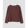 pullover 44943 TYRA Dark mauve jersey Ewa i Walla - 30