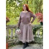 pullover 44943 TYRA Dark mauve jersey Ewa i Walla - 25