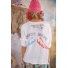 T-shirt Glitter Saint Viggo in True Magnolia Pearl - 14