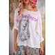 T-shirt Glitter Saint Viggo in True Magnolia Pearl - 12