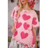 T-shirt Faded Heart in Bandana Magnolia Pearl - 4