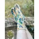 socks Floral Lil Dipper in Lisette Magnolia Pearl - 3