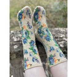 chaussettes Floral Lil Dipper in Lisette Magnolia Pearl - 5