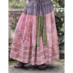 skirt Friendship in Guava Patchwork Magnolia Pearl - 1