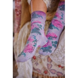 chaussettes Floral MP in Brioni Rose Magnolia Pearl - 1