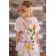 T-shirt Frida Art Is The Remedy in Lychee Blossom Magnolia Pearl - 4