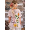 T-shirt Frida Art Is The Remedy in Lychee Blossom Magnolia Pearl - 9