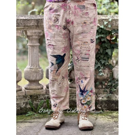 pantalon Bobbie in Arborist Magnolia Pearl - 1