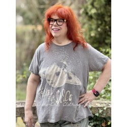 T-shirt Travel For Disco in Ozzy Magnolia Pearl - 1