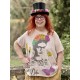 T-shirt Frida Art Is The Remedy in Lychee Blossom Magnolia Pearl - 2