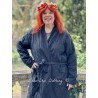 manteau Quilted Oro in Midnight Magnolia Pearl - 3