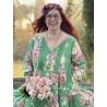 robe 55792 GRACE coton Vert à imprimé fleurs Taille M Ewa i Walla - 11